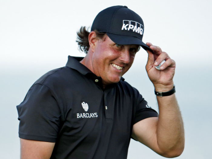 Phil Mickelson made 90% of his earnings from endorsements.