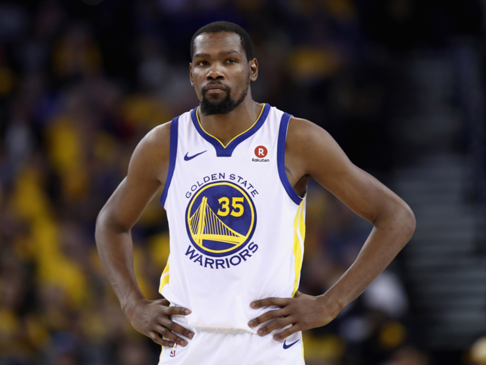 Kevin Durant made 56% of his earnings from endorsements.