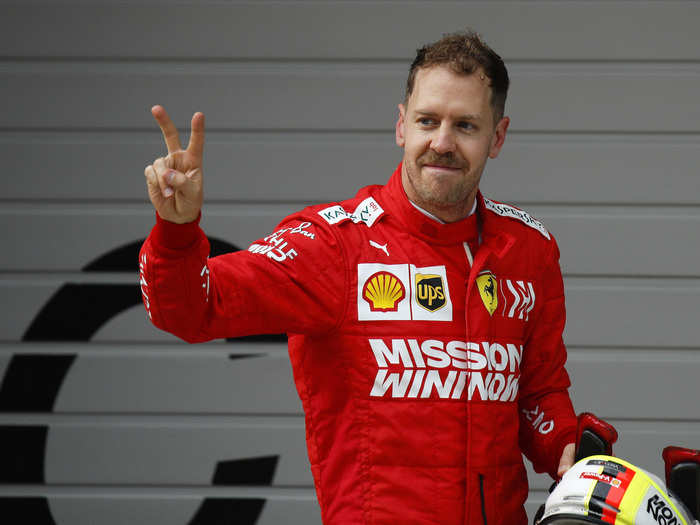 2. Sebastian Vettel makes an estimated $30.0 million (26.8 million)