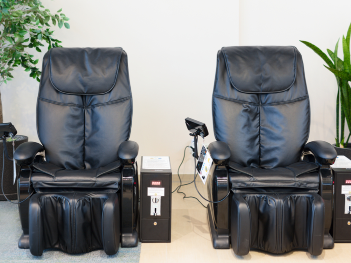 Massage chair with built-in Bluetooth sound system: $6,999.99