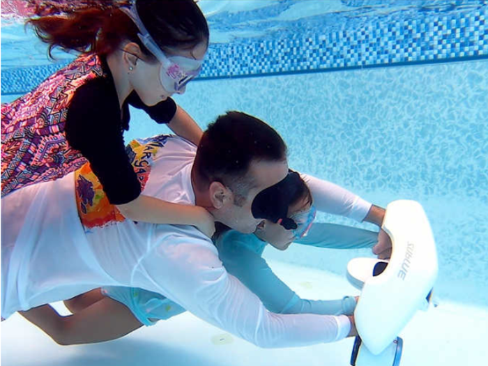 A scooter that lets you travel underwater: $599.99