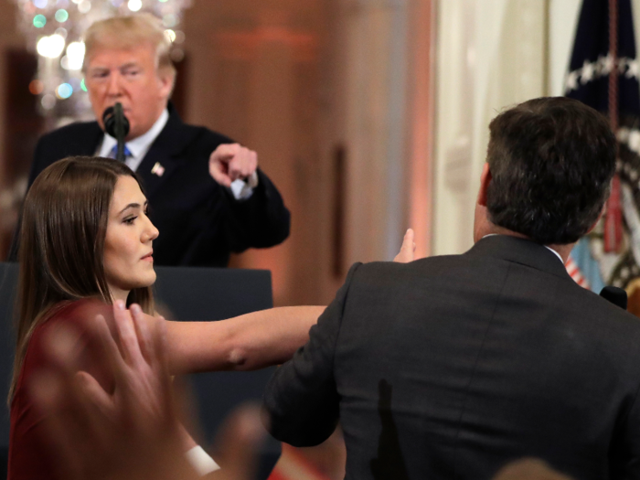 4. She revoked Jim Acosta