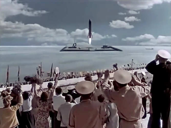 SpaceX had a point — the concept was even featured in the 1959 Soviet sci-fi film "Nebo Zovyot," or "The Sky Beckons."