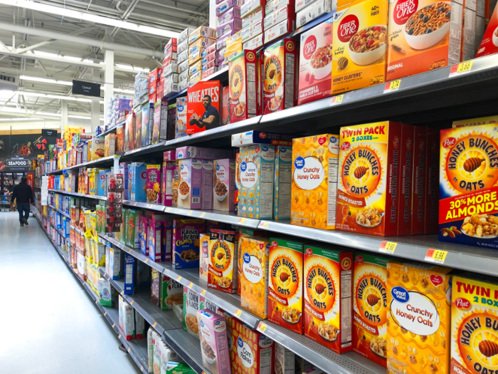 When it came to dry goods, the supercenter also had a great selection. From condiments to snacks, noodles to cereal, there was no shortage of food to choose from.