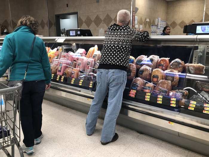 The grocery section in Secaucus was sprawling. There were the bakery and deli sections lining the perimeter ...