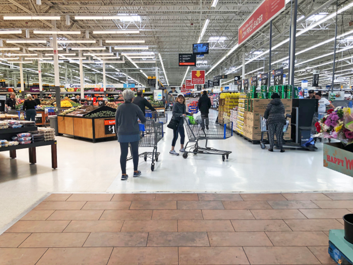 The Secaucus store made an overall better first impression with its more open floor plan and the grocery section. Walmart Supercenter wins this round.