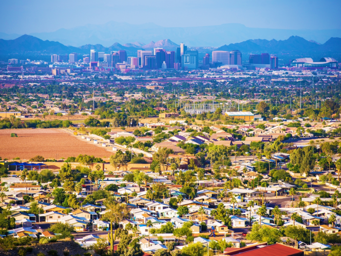 Phoenix: It takes 17 years to save up for a 20% down payment on a median-priced home in Phoenix, Arizona.