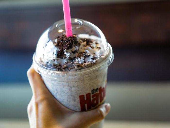 And this one did not disappoint. Chunky and thick with a puff of whipped cream on top, this Oreo shake was positively addicting.