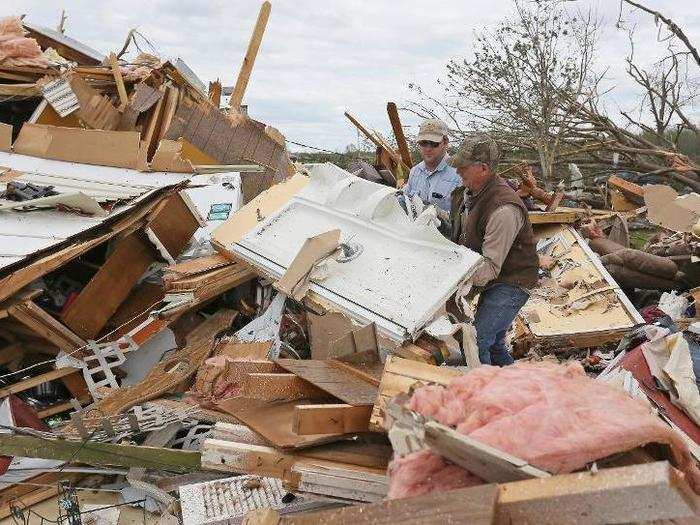 Tornados can — and do — pick up heavy animals like cows and large objects like semi trucks.