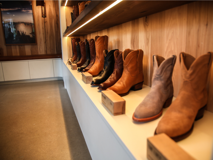 But they also have a modern sleekness to them, which Hedrick says could make it easier on novice boot wearers who are traipsing into the boot-buying experience for the first time.
