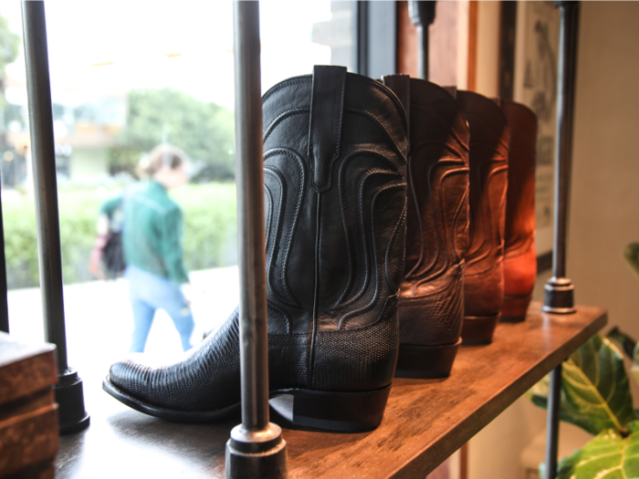 When Hedrick started the company, he said the only thing he knew about cowboy boots was from the perspective of a customer. He turned to boot experts for guidance on the ins and outs of the industry.