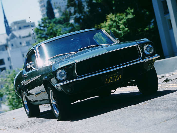 The Mustang would become an icon in the 1960s and 1970s, thanks to its muscle-car performance and aura of cool, endorsed by the likes of Steve McQueen in the movie "Bullitt."