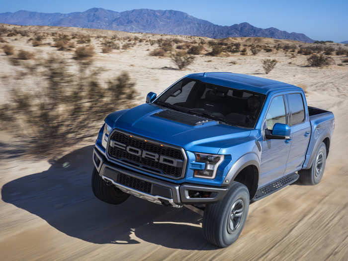 Customers can now also buy the high-performance Raptor, which is based on the F-150.