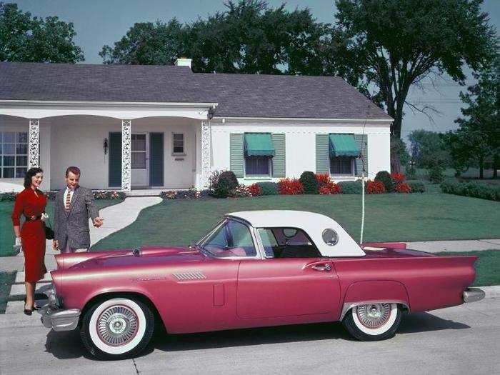 By 1957, the T-bird had established itself in the youthful US auto market.