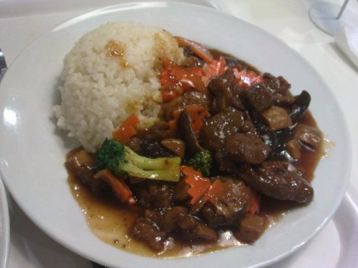 And beef with rice in China