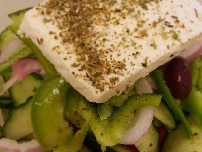 You can get an authentic Greek salad in Sparta