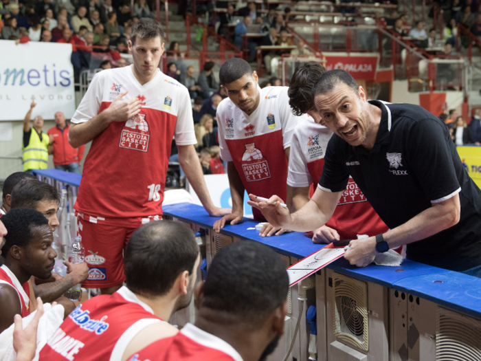 Vincenzo Esposito was the first player signed by the Raptors. He spent one season with the Raptors before deciding to return to Italy. He retired from basketball in 2009 at 40 years old.