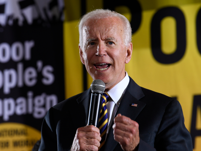 Caitlyn Caruso told The New York Times that after she shared her story of sexual assault at a University of Nevada event in 2016, Biden hugged her "just a little bit too long" and put his hand on her thigh.