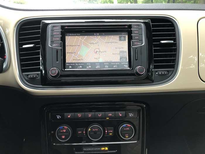 The 6.3-inch touchscreen infotainment system is sort of antiquated, but navigation, media, and Bluetooth pairing all performed flawlessly in my testing, as did the voice recognition program.