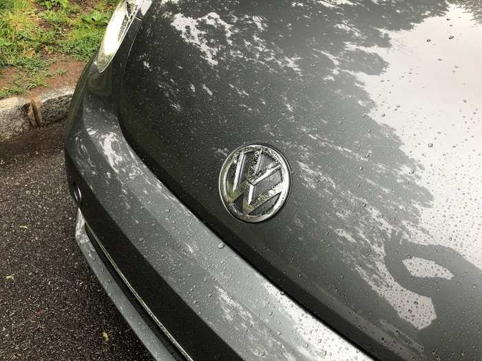 And to be sure the VW badge is front and center.