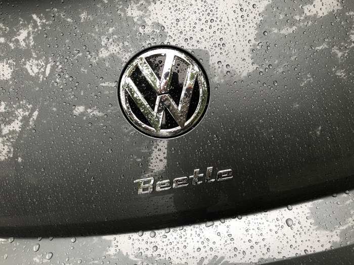 The Beetle badging in chrome is unique to the Final Edition.