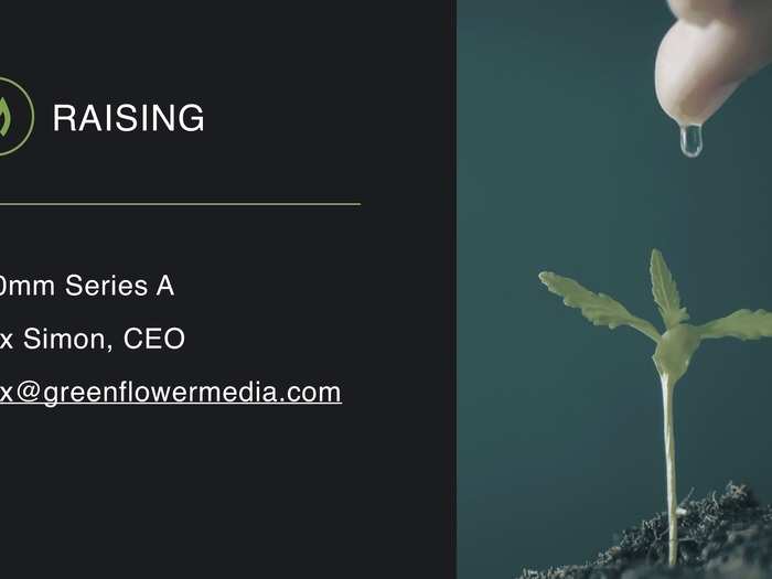 We got an exclusive look at the pitch deck that cannabis education platform Green Flower Media used to raise $20 million from top investors