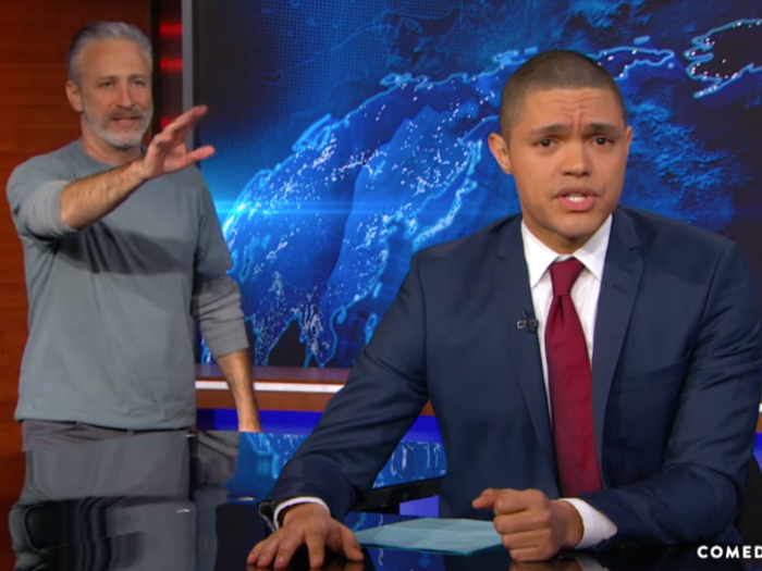 In December 2015, he came back to "The Daily Show" to shame Congress.