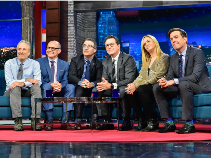 He made an appearance in an epic "Daily Show" reunion in 2017.