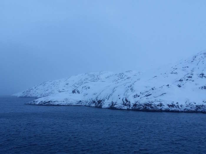 We usually stayed close to the shore. Still, it was difficult to spot much wildlife.