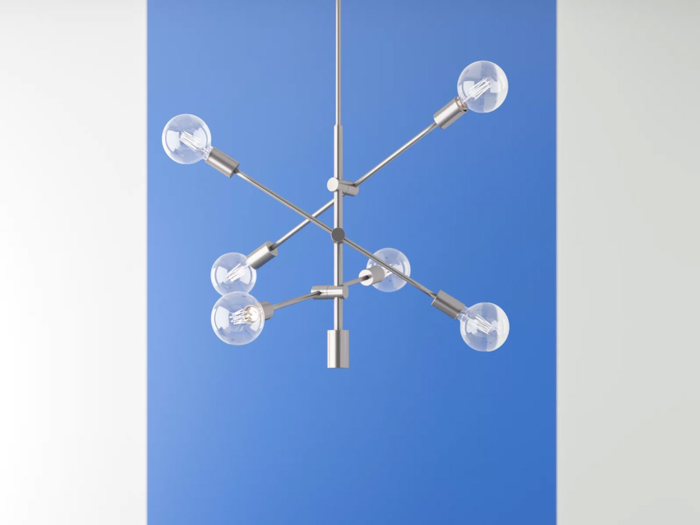 A statement-making chandelier that