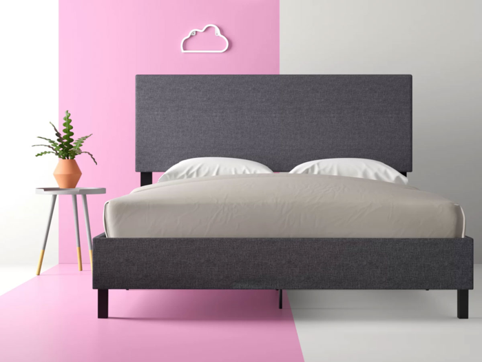 An upholstered bed that won