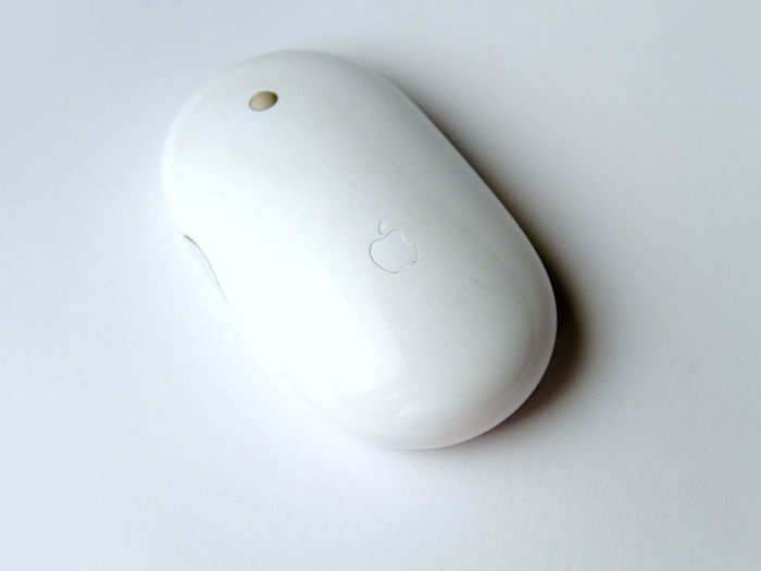 In 2005, Apple introduced the Mighty Mouse. This design had four controls instead of one, including a pressure-sensitive track ball.