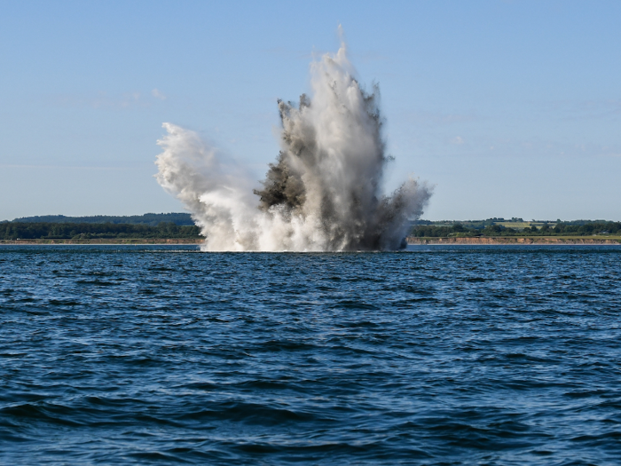 "There is a good chance we will find more of these mines as the exercise continues, and it’s reassuring to know our international task group has the training and expertise necessary to safely dispose of them," Robertson added.