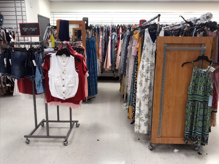 Like the London store, TJ Maxx featured a wide array of low-priced clothing.