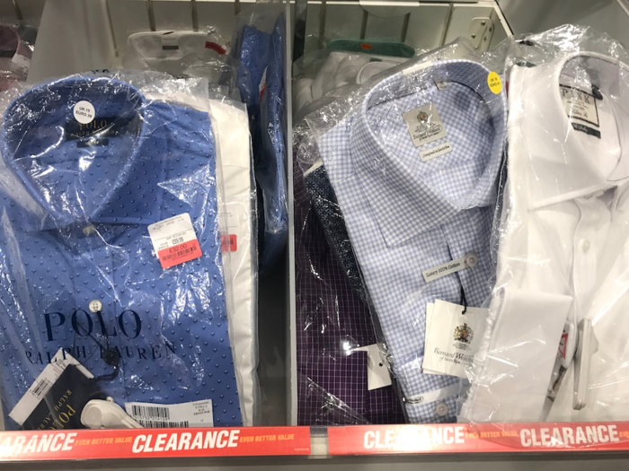 We spotted dozens of Ralph Lauren and Calvin Klein products around the store.