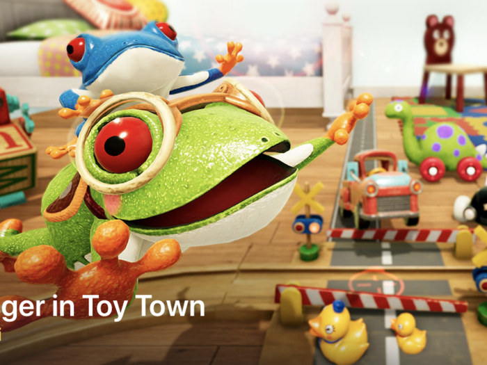 "Frogger in Toy Town," by Konami