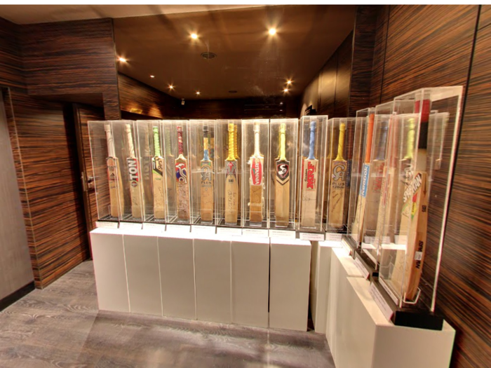 It also has a World Cup 2015 collection of bats, balls and jerseys of players all around the world.