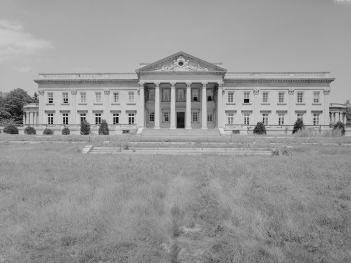 1. Lynnewood Hall ranks as the largest home for sale in the United States, with 55 bedrooms and 70,000 square feet — over 15,000 square feet larger than the second-place ranch.