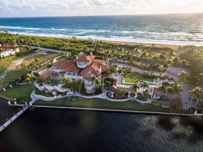 8. Known as "Brisa Del Mar," a 43,000-square-foot home is available in Lantana, Florida.