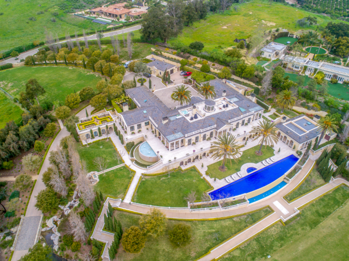 10. A 43,000-square-foot mansion is for sale in Summerland, California.