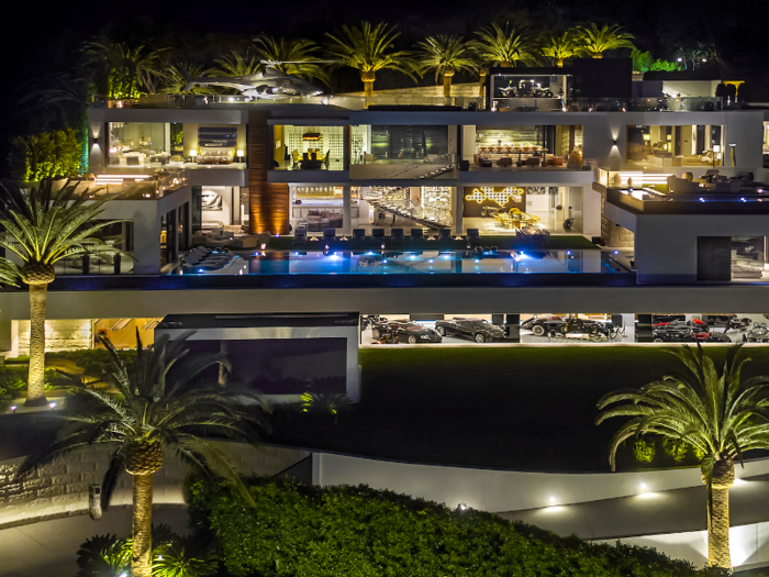 14. Another massive Bel Air mega-mansion is on the market, complete with glass walls throughout the home for unobstructed views.