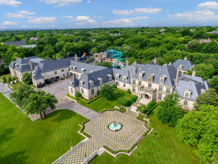 15. A $23 million Dallas mansion is over 37,000 square feet — and includes its own outdoor waterpark.