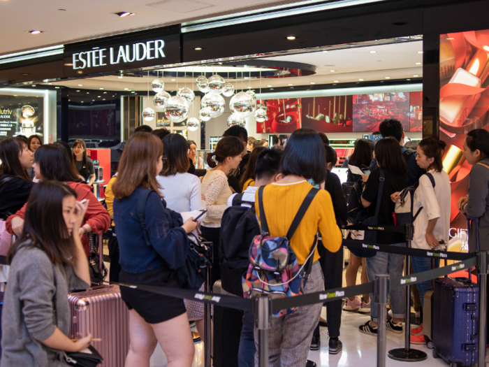 Estée Lauder employees have 20 weeks to take off.