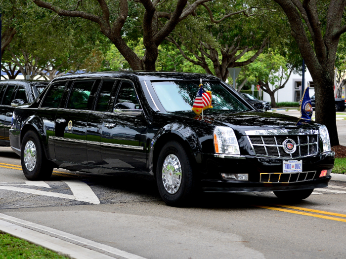 Former President Barack Obama rode in a 2009 Cadillac DTS-bodied limo, which is still used by the Secret Service.