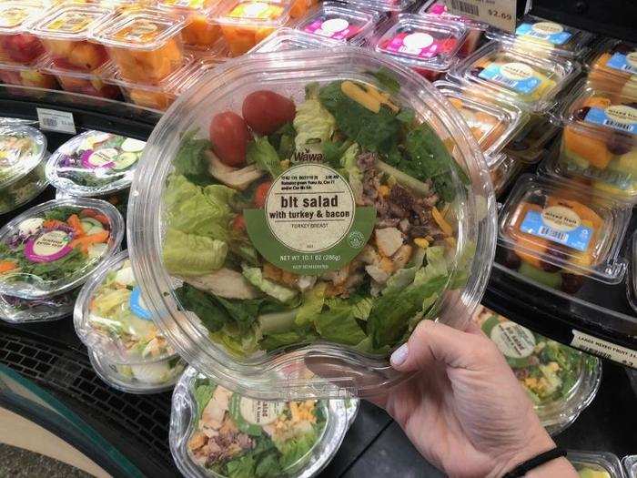 And the prices were out of this world. This BLT salad cost $5.49.