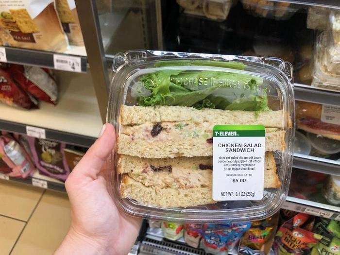 Needless to say, I was pleasantly surprised. This chicken salad sandwich cost $5.00 and looked pretty fresh.