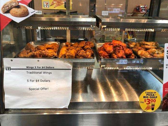 ... or a few traditional wings for $4.00.