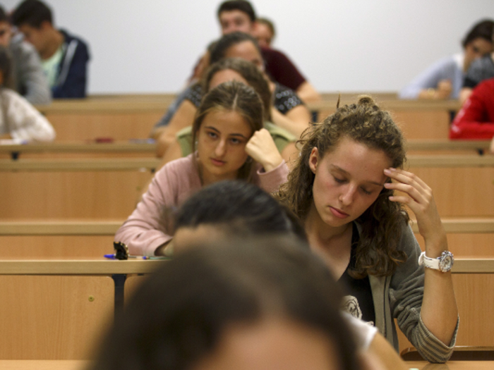 French authorities delayed the national brevet exams for 15-year-olds, which were to take place on Thursday and Friday, saying it was "unthinkable" to make them sit the tests in the heat.