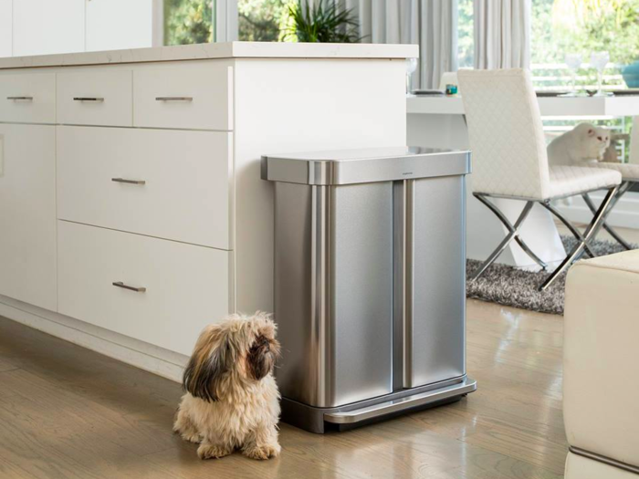 The best dual-compartment trash can