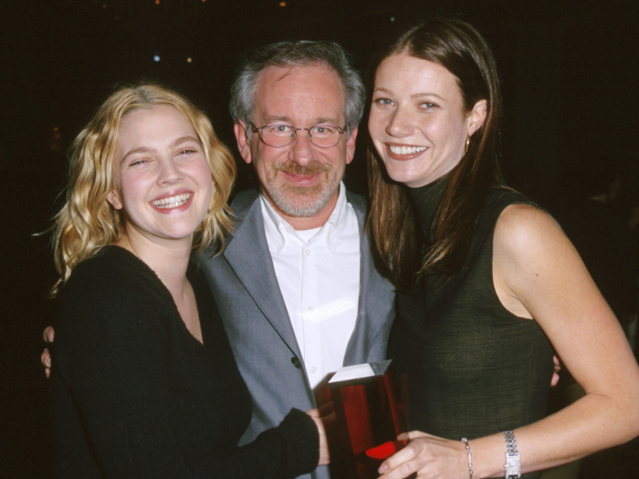 Spielberg is also the godfather of two Hollywood superstars: Drew Barrymore and Gwyneth Paltrow.